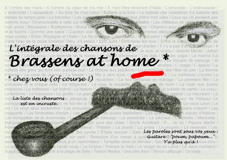 Brassens at home (affiche)